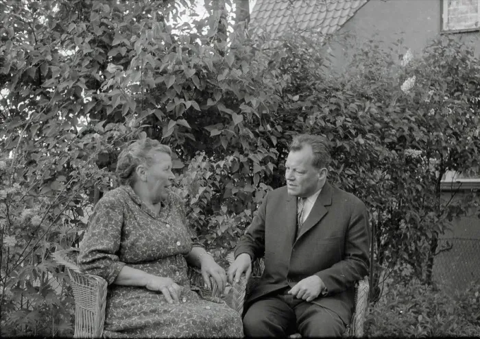 Framed Print : Willy Brandt with His Mother Framed Print : Willy Brandt with His Mother