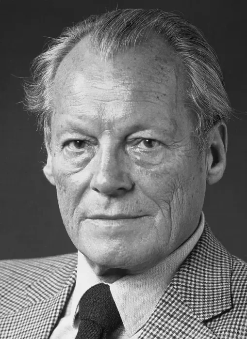 Framed Print : Willy Brandt Posing Framed Print : Willy Brandt Posing