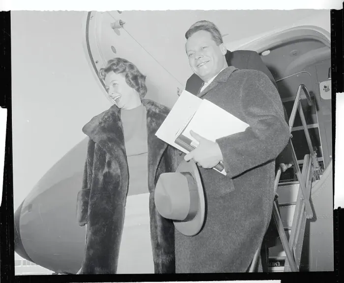 Framed Print : Willy Brandt with His Wife Framed Print : Willy Brandt with His Wife
