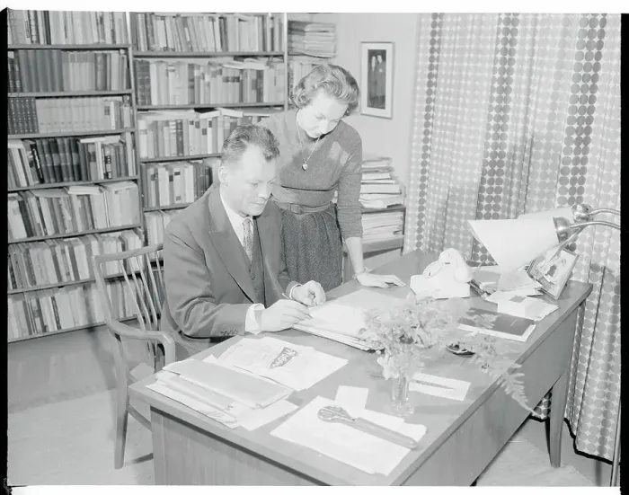 Framed Print : Willy Brandt with His Wife Framed Print : Willy Brandt with His Wife