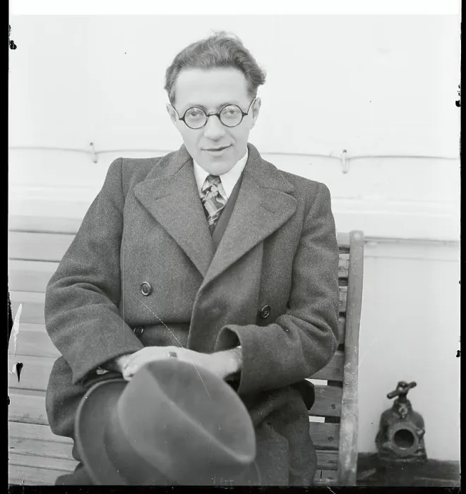 Framed Print : Willy Lev. (Original Caption). Willy Ley, Rocket expert Framed Print : Willy Lev. (Original Caption). Willy Ley, Rocket expert