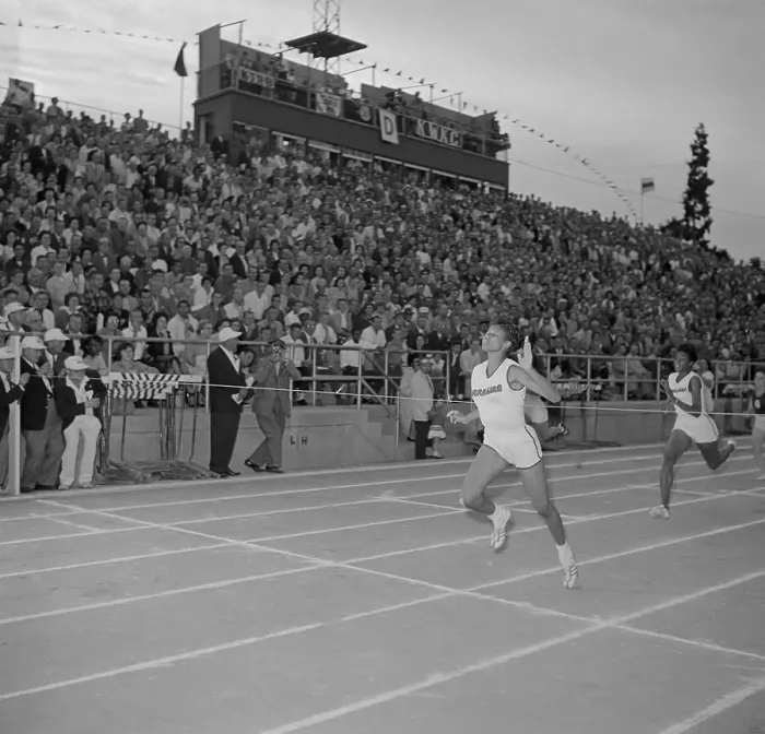 Framed Print : Wilma Rudolph Crossing the Finish Line Framed Print : Wilma Rudolph Crossing the Finish Line