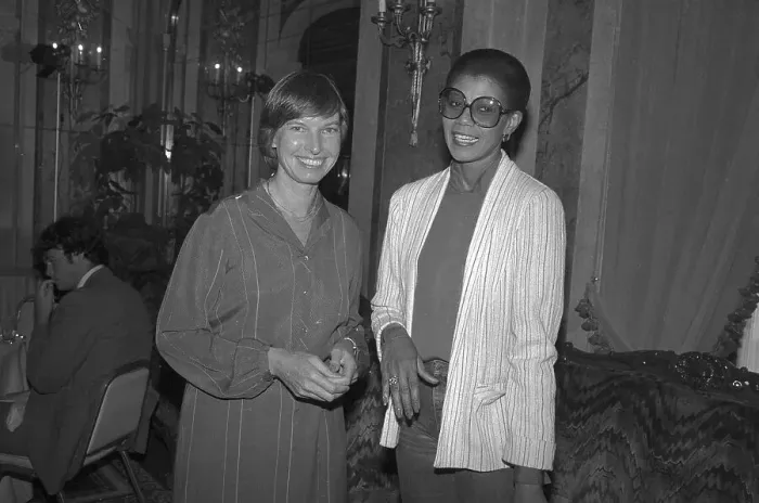 Framed Print : Wilma Rudolph and Janet Guthrie Framed Print : Wilma Rudolph and Janet Guthrie