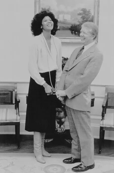 Framed Print : Wilma Rudolph with President Jimmy Carter Framed Print : Wilma Rudolph with President Jimmy Carter