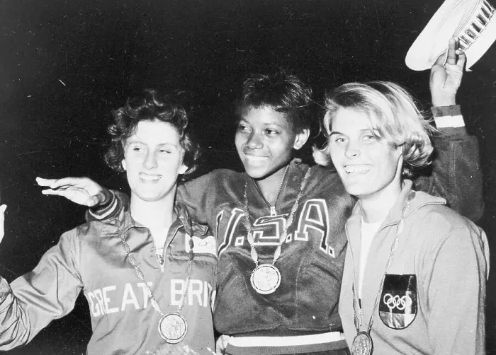 Framed Print : Wilma Rudolph Winning Race Framed Print : Wilma Rudolph Winning Race
