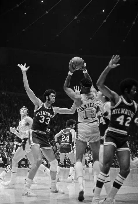 Framed Print : Wilt Chamberlain Attempting to Shoot Ball Framed Print : Wilt Chamberlain Attempting to Shoot Ball