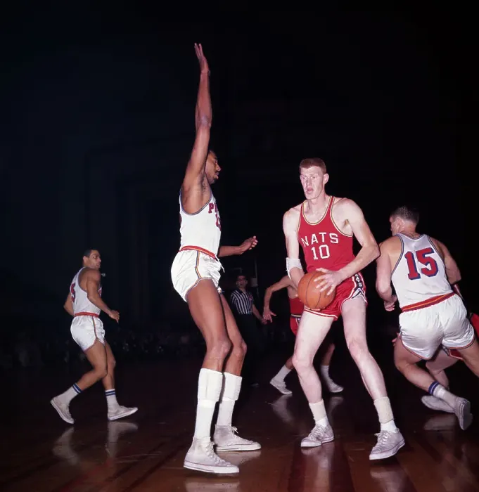 Framed Print : Wilt Chamberlain Blocking John Kerr Framed Print : Wilt Chamberlain Blocking John Kerr
