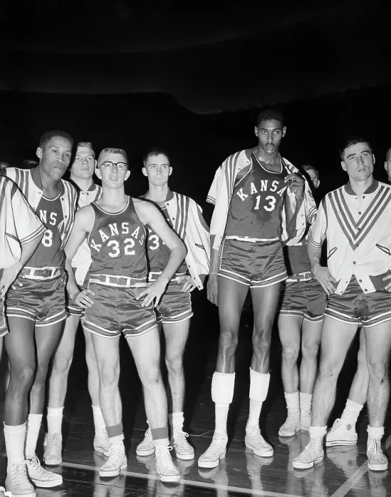 Framed Print : Wilt Chamberlain Standing with Teammates Framed Print : Wilt Chamberlain Standing with Teammates