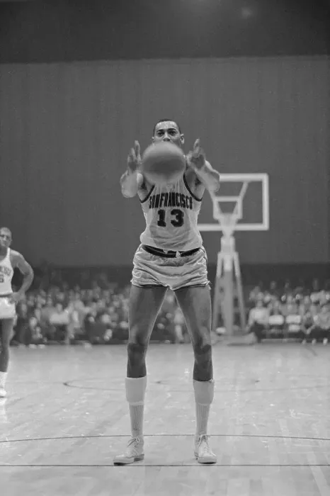 Framed Print : Wilt Chamberlain Throwing Basketball Framed Print : Wilt Chamberlain Throwing Basketball