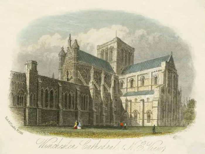 Framed Print : Winchester Cathedral