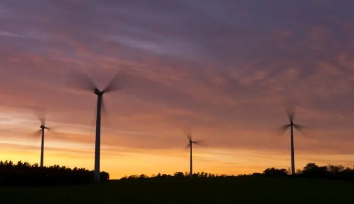Framed Print : Wind turbines at sunset, Aalborg, Jutland, Denmark Framed Print : Wind turbines at sunset, Aalborg, Jutland, Denmark