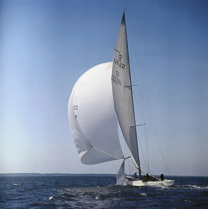 Framed Print : Windblown Sails of Yacht on Open Sea Framed Print : Windblown Sails of Yacht on Open Sea