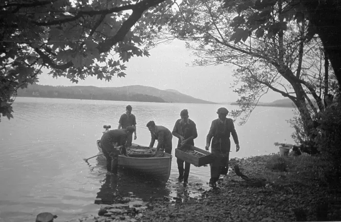 Framed Print : Windermere Fishers Framed Print : Windermere Fishers