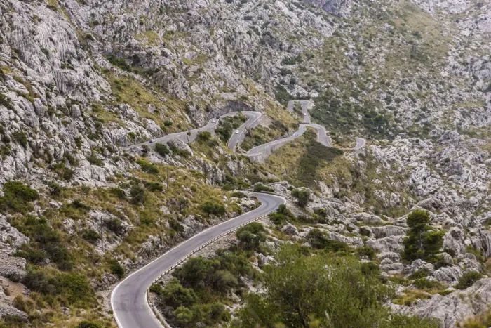 Framed Print : Winding mountain road to Sa Calobra, Tramuntana Mountains, Majorca, Balearic Islands, Spain, Europe Framed Print : Winding mountain road to Sa Calobra, Tramuntana Mountains, Majorca, Balearic Islands, Spain, Europe