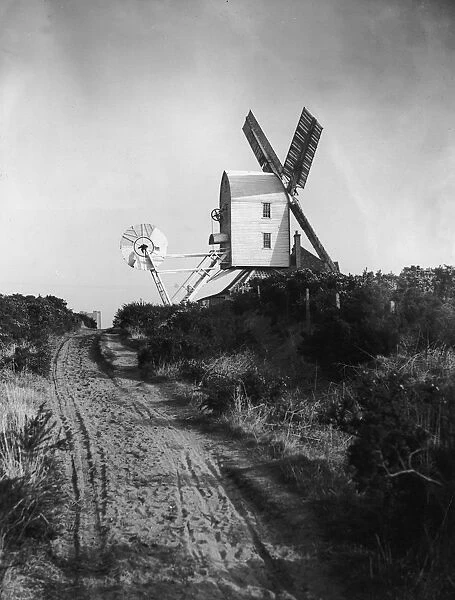 Windmill. 22nd March 1938: The windmill at Thorpeness, Suffolk