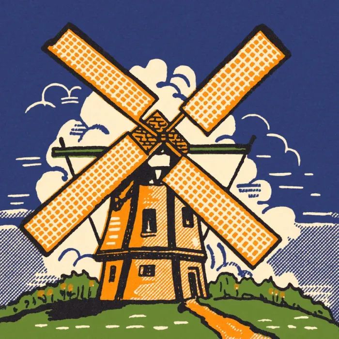 Framed Print : Windmill. http: /  / csaimages.com / images / istockprofile / csa_vector_dsp.jpg