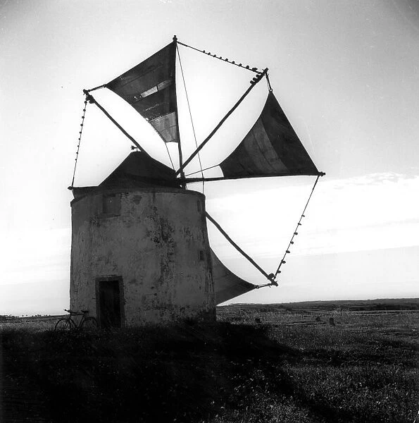 Windmill. A windmill in Portugal
