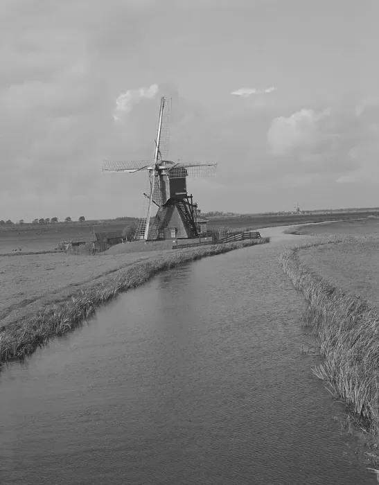 Framed Print : Windmill and Canal Framed Print : Windmill and Canal