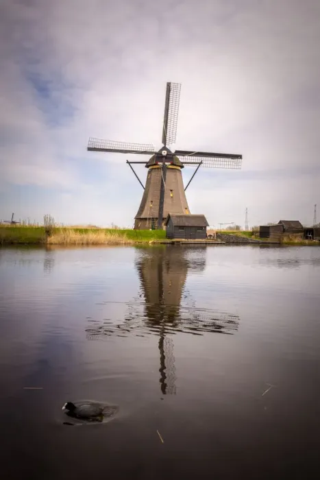 Framed Print : Windmill at UNESCO World Heritage Kinderdijk Framed Print : Windmill at UNESCO World Heritage Kinderdijk