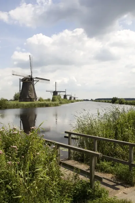 Framed Print : Windmills of Kinderdijk, Netherlands