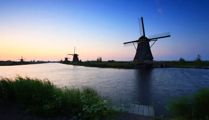 Framed Print : Windmills at sunset Framed Print : Windmills at sunset