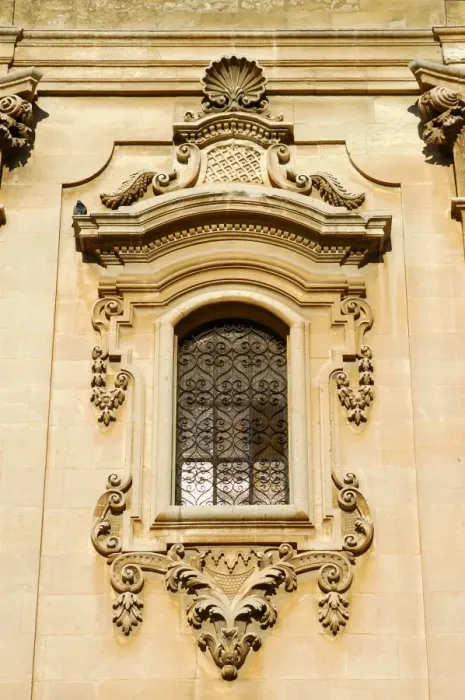 Framed Print : Window Cathedral San Giovanni Ragusa Italy Framed Print : Window Cathedral San Giovanni Ragusa Italy