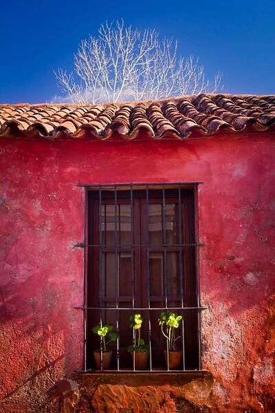 Window and house in Uruguay