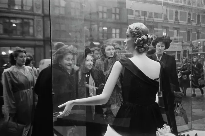 Framed Print : Window Shoppers, 1950