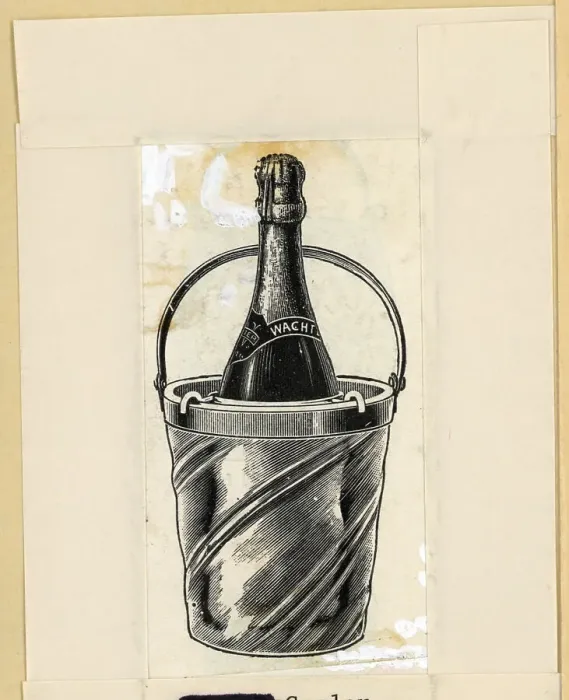 Framed Print : Wine Bottle In Bucket Framed Print : Wine Bottle In Bucket