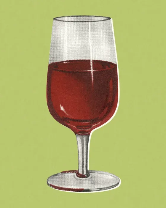 Framed Print : Wineglass With Red Wine