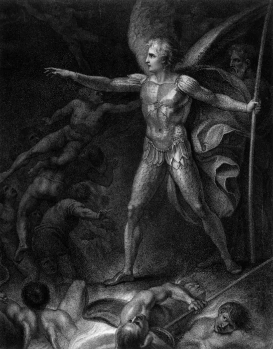 Framed Print : Winged Satan Framed Print : Winged Satan