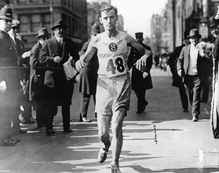 Framed Print : Winner of 1916 Boston Marathon Framed Print : Winner of 1916 Boston Marathon