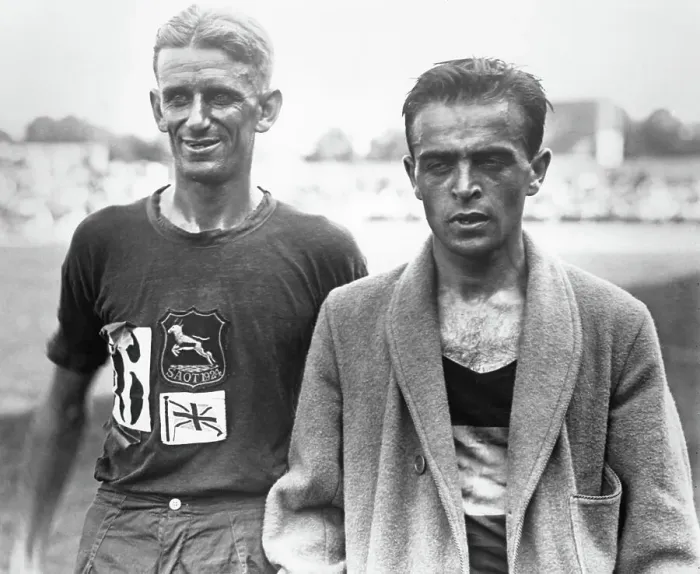 Framed Print : Winners Of The 10, 000 Meter Walk At The Paris Olympics Framed Print : Winners Of The 10, 000 Meter Walk At The Paris Olympics