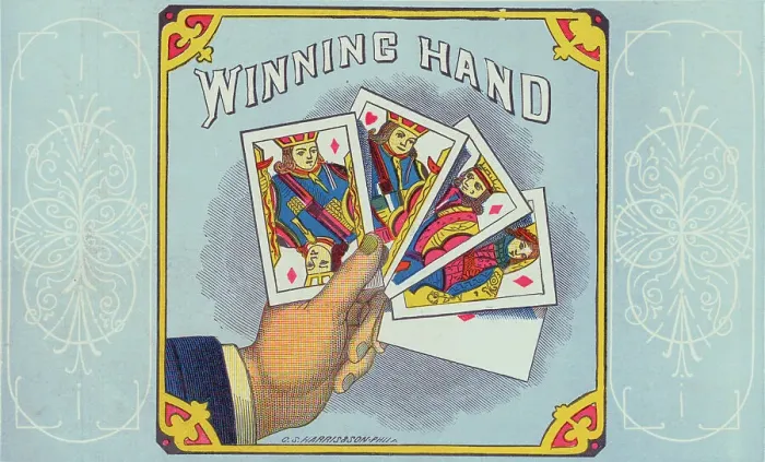 Framed Print : Winning Hand Framed Print : Winning Hand