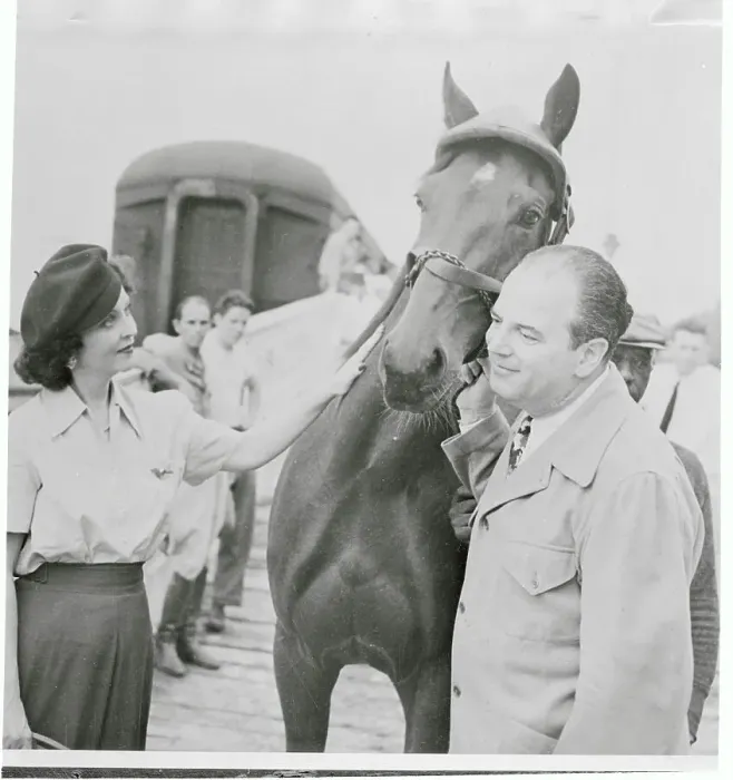 Framed Print : Winning Horse and Owners at Race Track Framed Print : Winning Horse and Owners at Race Track