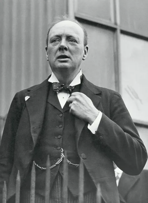 Framed Print : Winston Churchill Adjusting Jacket Framed Print : Winston Churchill Adjusting Jacket