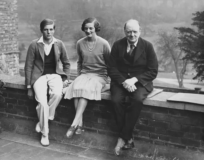 Framed Print : Winston, Randolph, and Diana Churchill Framed Print : Winston, Randolph, and Diana Churchill