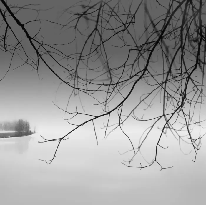 Framed Print : Winter haze morning Framed Print : Winter haze morning
