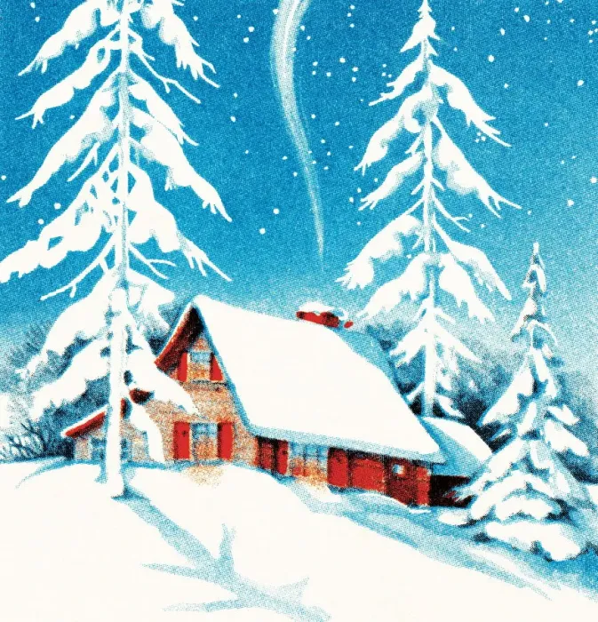 Framed Print : Winter home Framed Print : Winter home