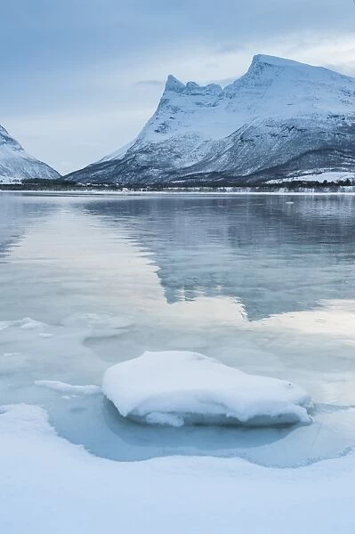 Winter lake in Tromso