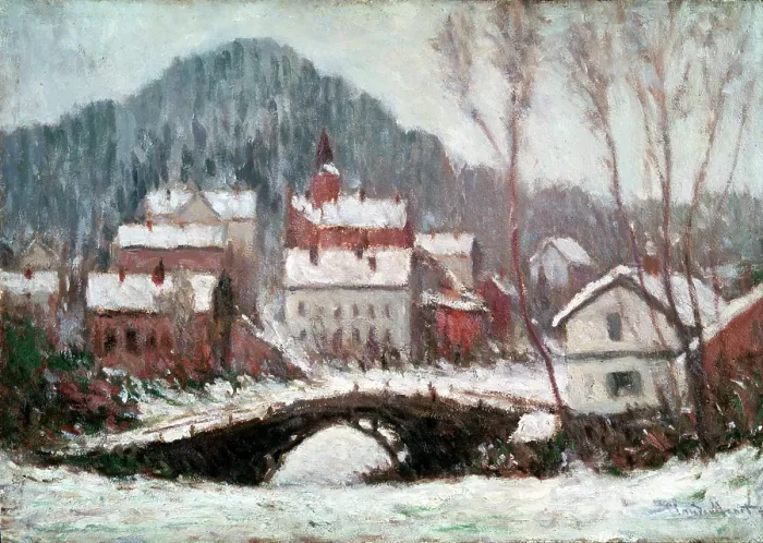 Framed Print : Winter Landscape, 1895. Artist: Claude Monet Framed Print : Winter Landscape, 1895. Artist: Claude Monet