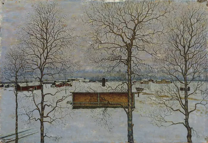 Framed Print : Winter Landscape Framed Print : Winter Landscape