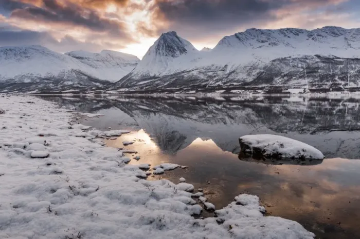 Framed Print : Winter landscape in Norway Framed Print : Winter landscape in Norway