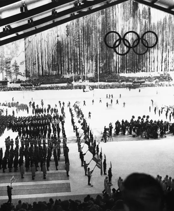 Framed Print : Winter Olympic Opening Ceremonies Framed Print : Winter Olympic Opening Ceremonies