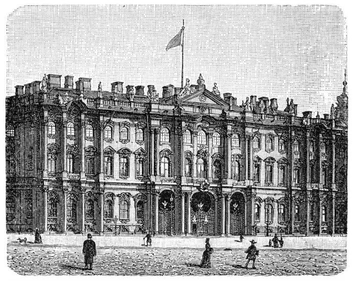 Framed Print : The Winter Palace in Saint Petersburg
