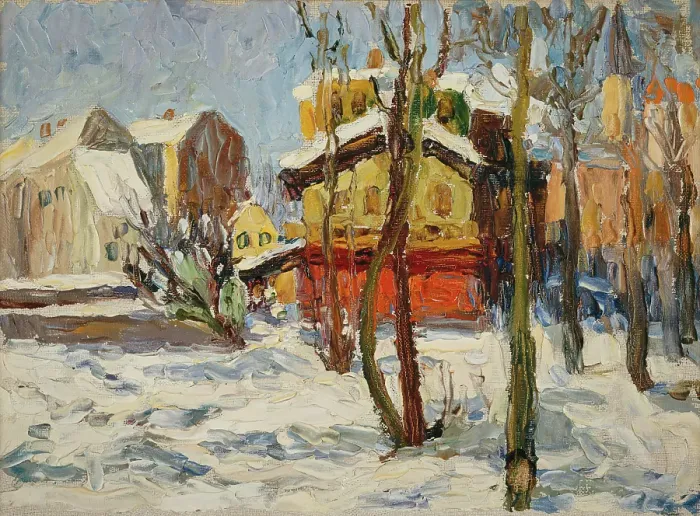 Framed Print : Winter In Schwabing Framed Print : Winter In Schwabing