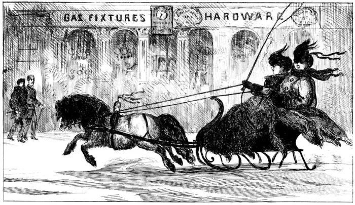Framed Print : Winter in Toronto, 1871 Framed Print : Winter in Toronto, 1871