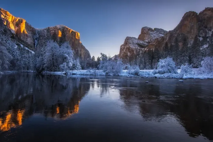 Framed Print : Winter Yosemite Framed Print : Winter Yosemite