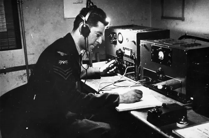 Framed Print : Wireless Operator