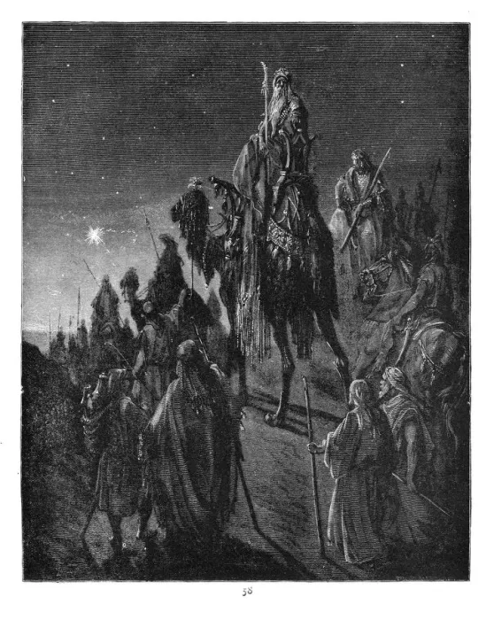 Framed Print : The three wise men 1883 Framed Print : The three wise men 1883